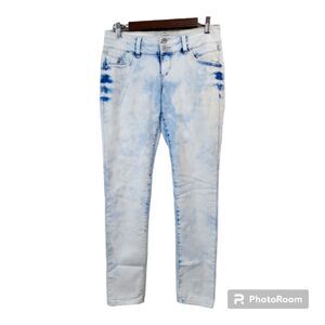 Blue Spice Bleached Mid-Rise Skinny Jeans Womens Size 9